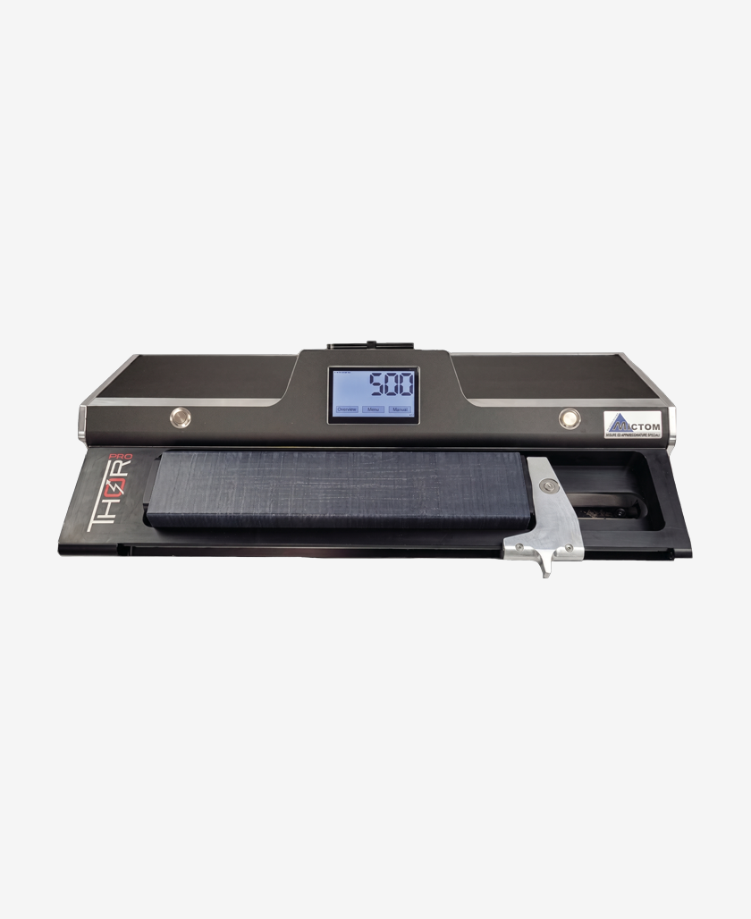 Contatore di carte plastiche speciali da tavolo Mictom THOR PRO - Vista frontale