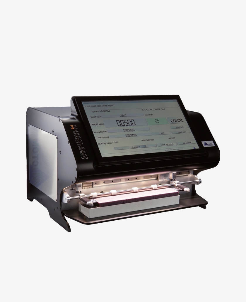 Mictom CountStar M contactless universal card counter with 22 inch display