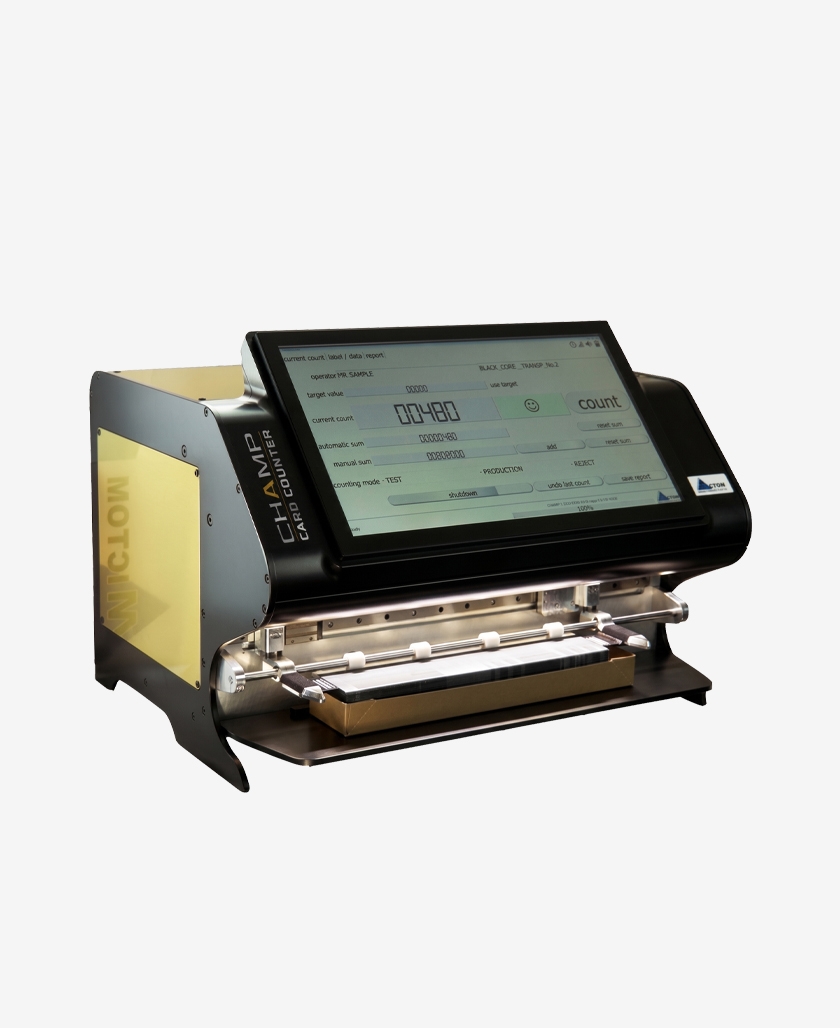Contacarte universale senza contatto Mictom CHAMP con display da 22 pollici