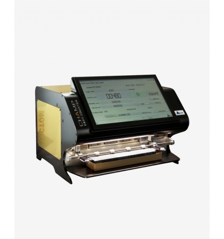 Mictom CHAMP contactless universal card counter with 22 inch display