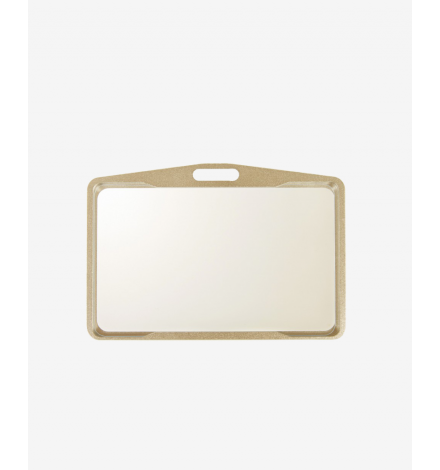 Coppery Badge Holder horizontal