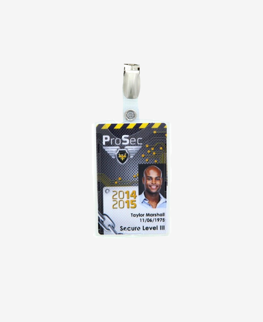 IDX48 Badge holder Vertical with card