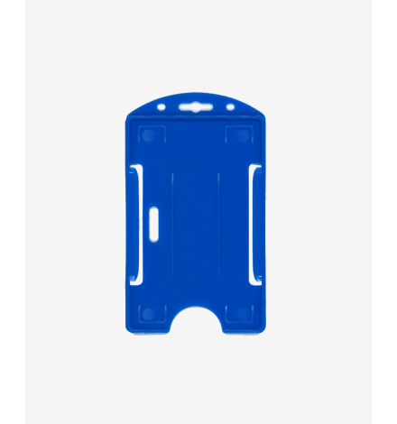 Portabadge IDP64 per 1 carta verticale - Blu