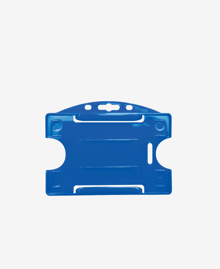 IDP64 Badge Holder for 1 card Horizontal - Blue