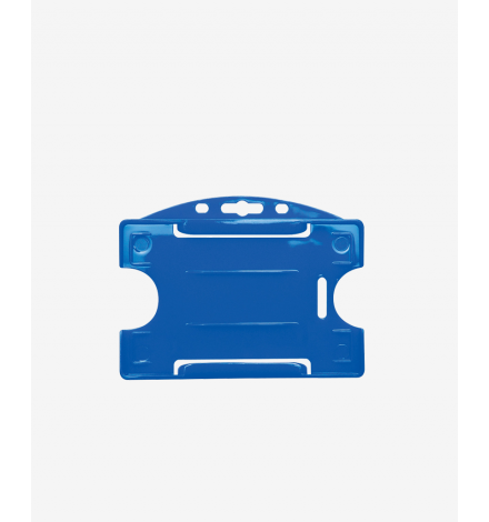 IDP64 Badge Holder for 1 card Horizontal - Blue