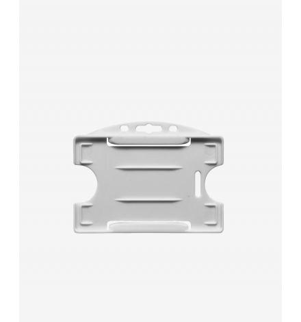 IDP64 Badge Holder for 1 card Horizontal - Translucent