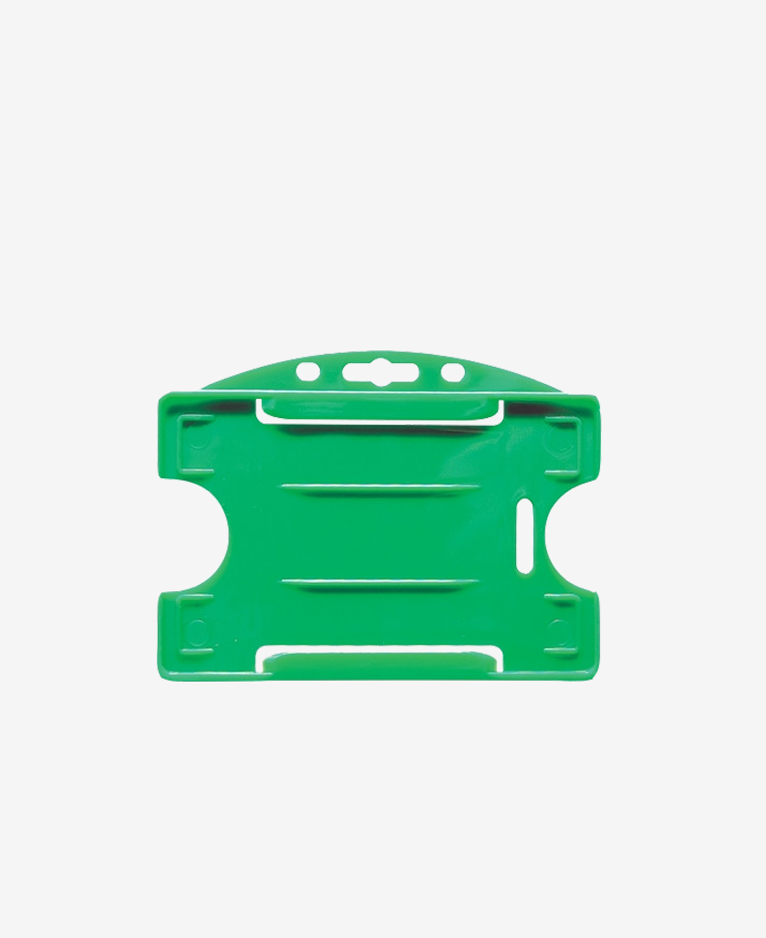 IDP64 Badge Holder for 1 card Horizontal - Green