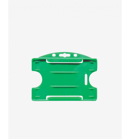 IDP64 Badge Holder for 1 card Horizontal - Green