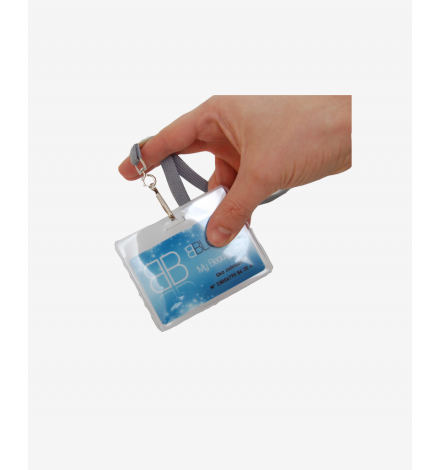 IDS36.1 Badge Holder Horizontal with lanyards
