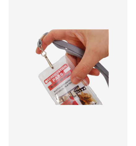 Portabadge IDS36.1 Verticale con cordoncino