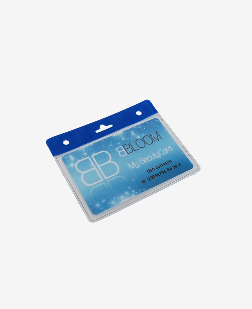IDS35 Badge Holder Blue with card