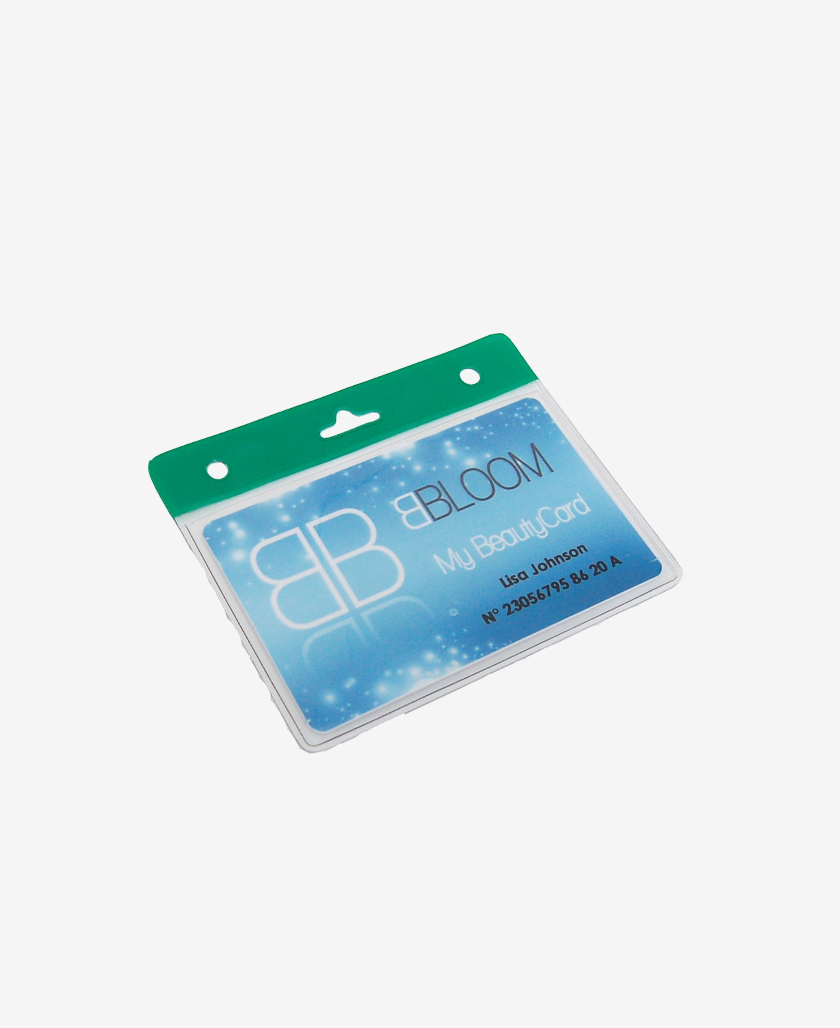 IDS35 Badge Holder Green with card