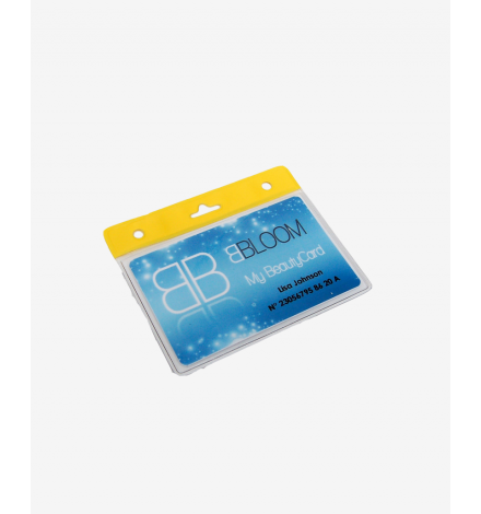 IDS35 Badge Holder Yellow with card