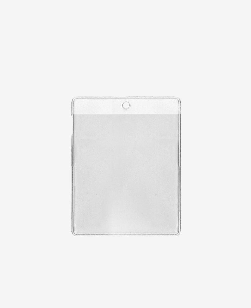 IDS31_2 Badge Holder Vertical with 1 round pre-punched holes