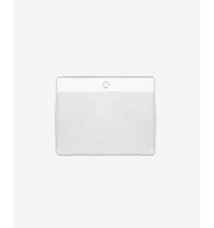 IDS31_1 Badge Holder Horizontal with 1 round pre-punched holes