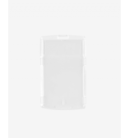 Badge Holder with clip-on closing Vertical