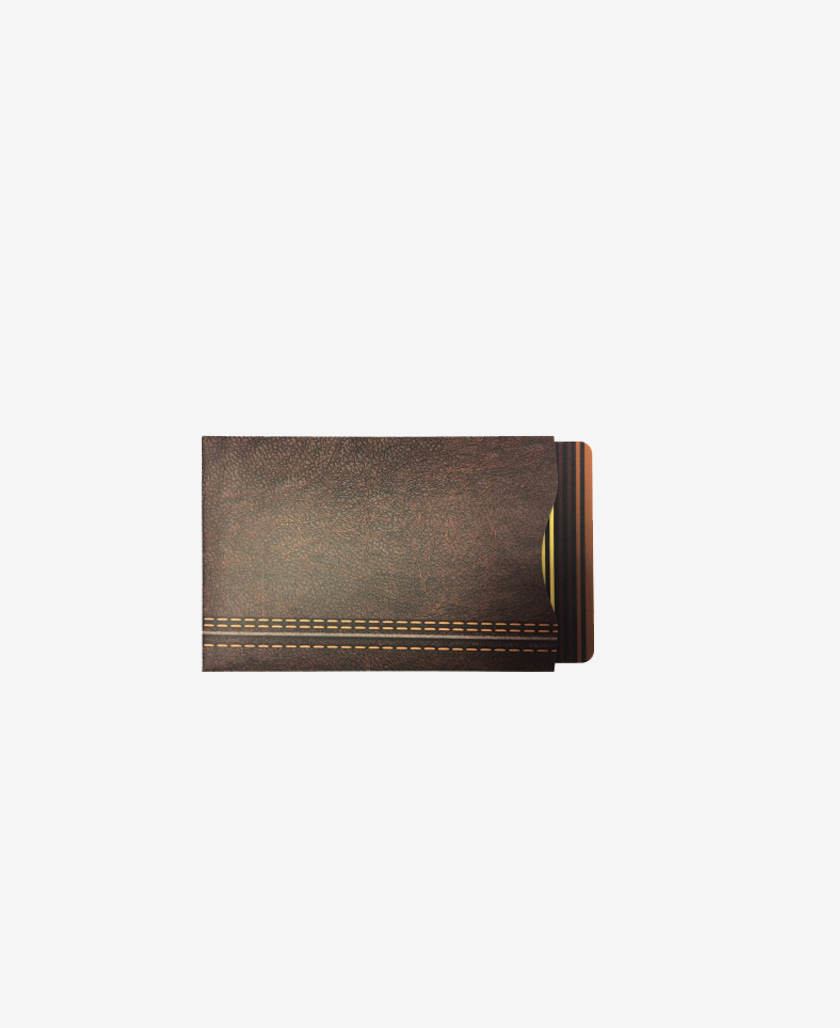 Card holder blocks RFID