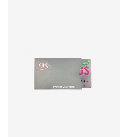 Portacard blocca RFID Grigio