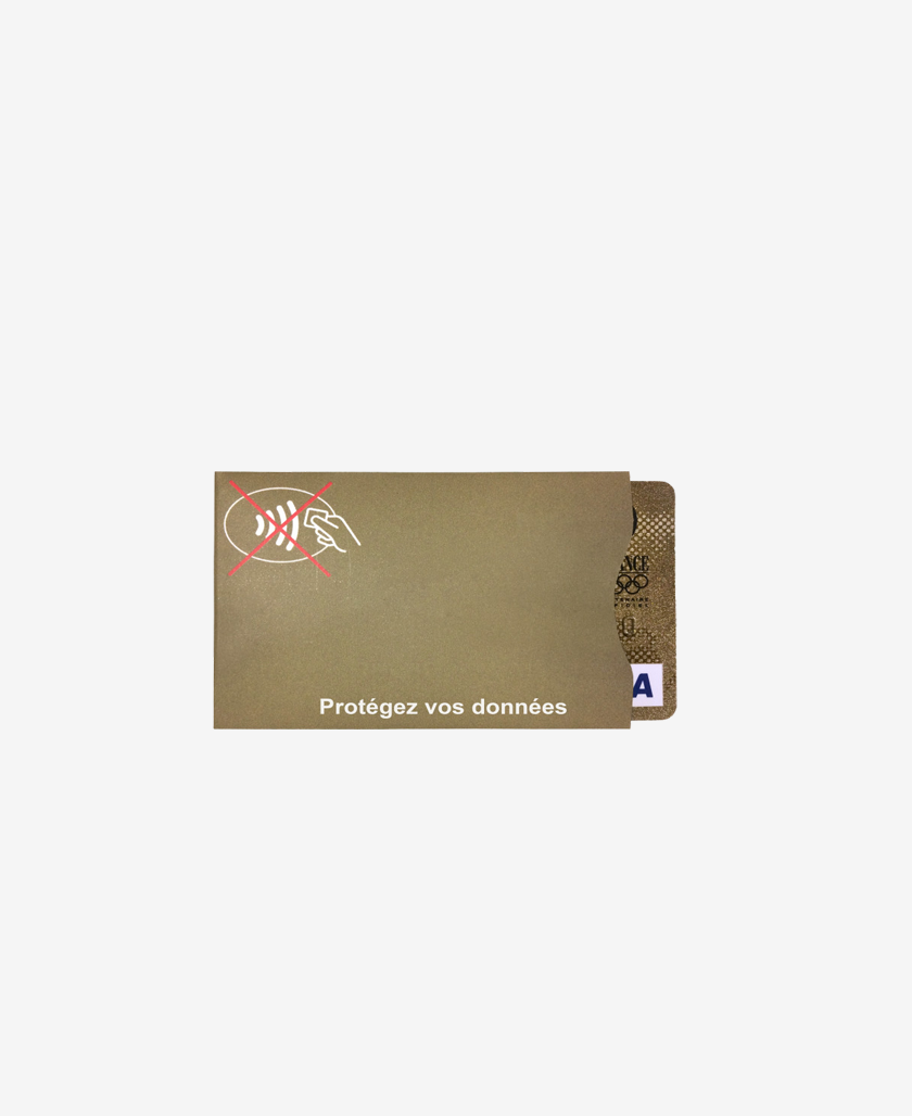 Portacard blocca RFID Oro