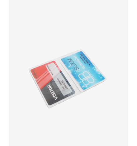 IDP52 Card holder Transparent with card