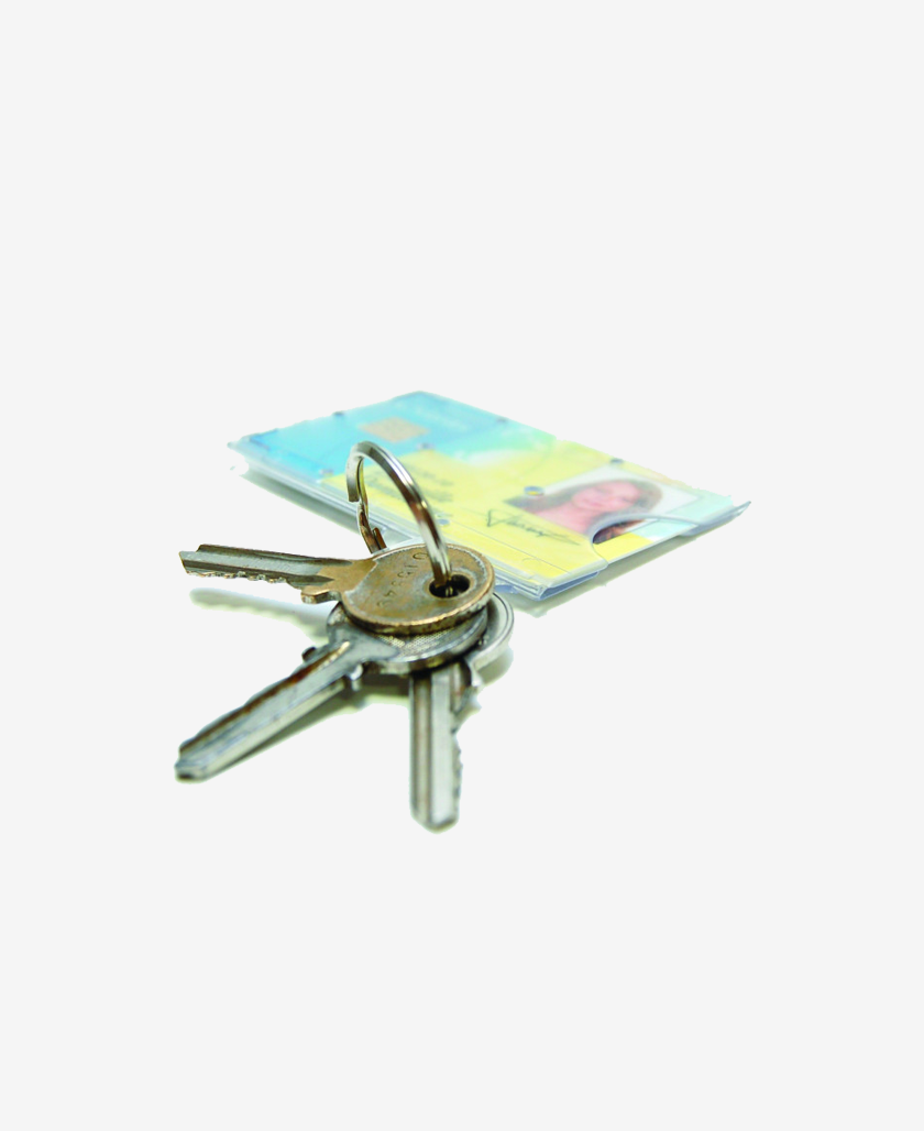 IDS72 Card holder with key ring