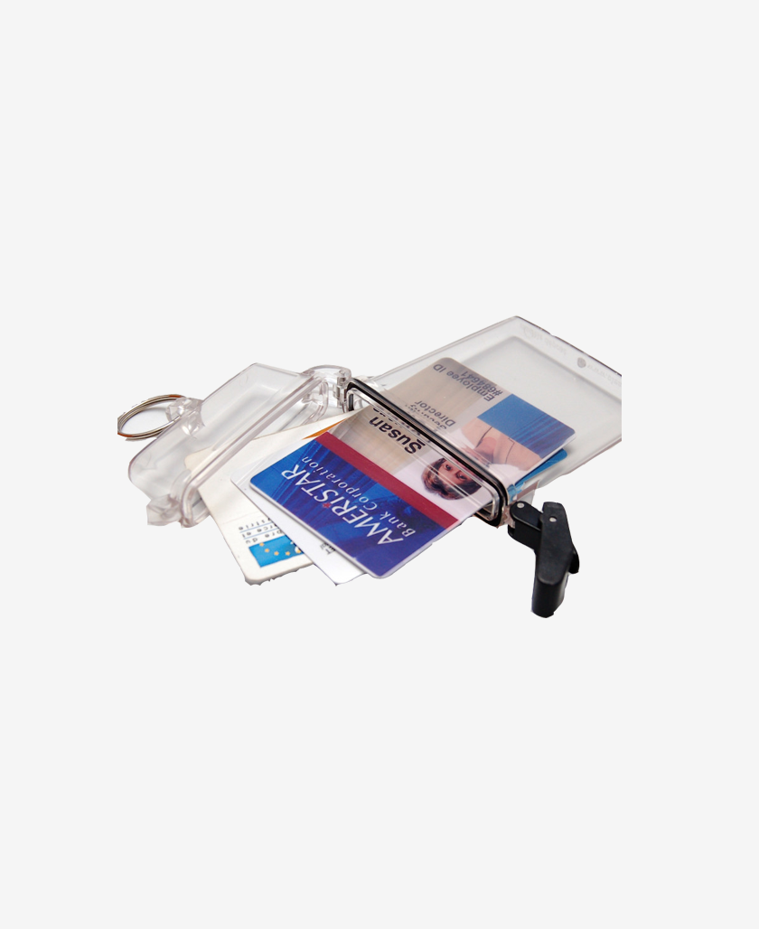 Waterproof Clearbox with key-ring Open - Standard