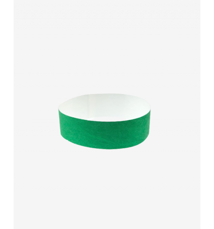 Tyvek wristband 19 mm Green