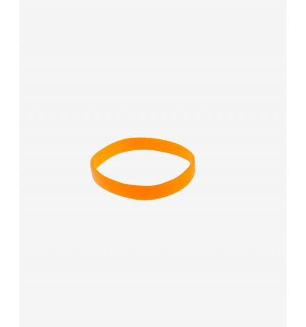 Braccialetto in silicone arancione