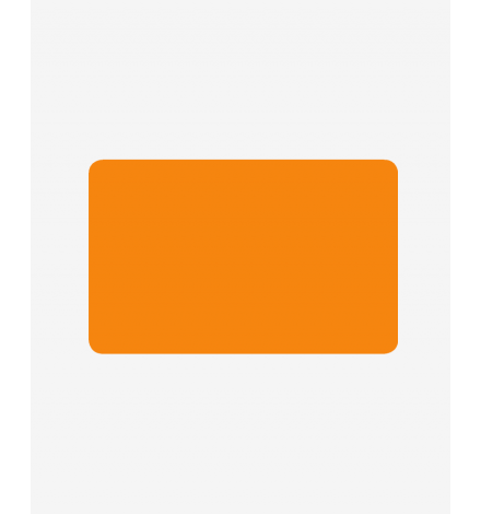 Carte bifacciali con fondo colorato arancione 0,76 mm