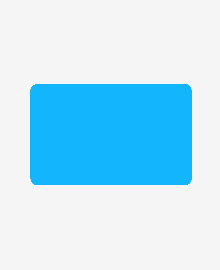 Carte bifacciali con fondo colorato Azzurro 0,76 mm