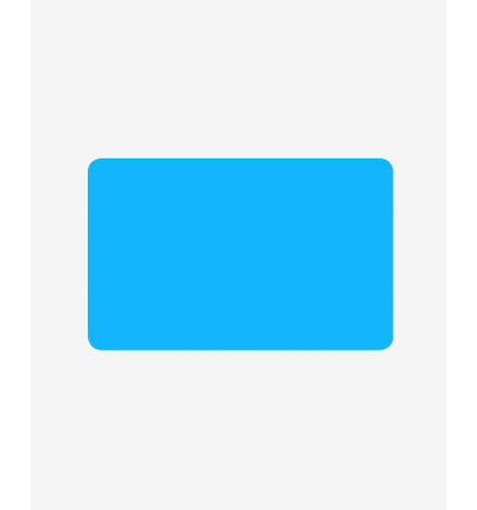 Carte bifacciali con fondo colorato Azzurro 0,76 mm