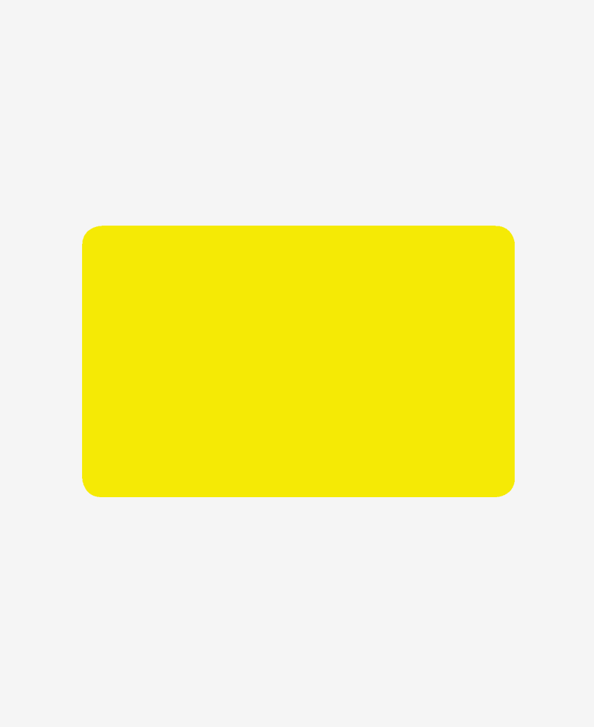 Carte bifacciali con fondo colorato giallo 0,76 mm