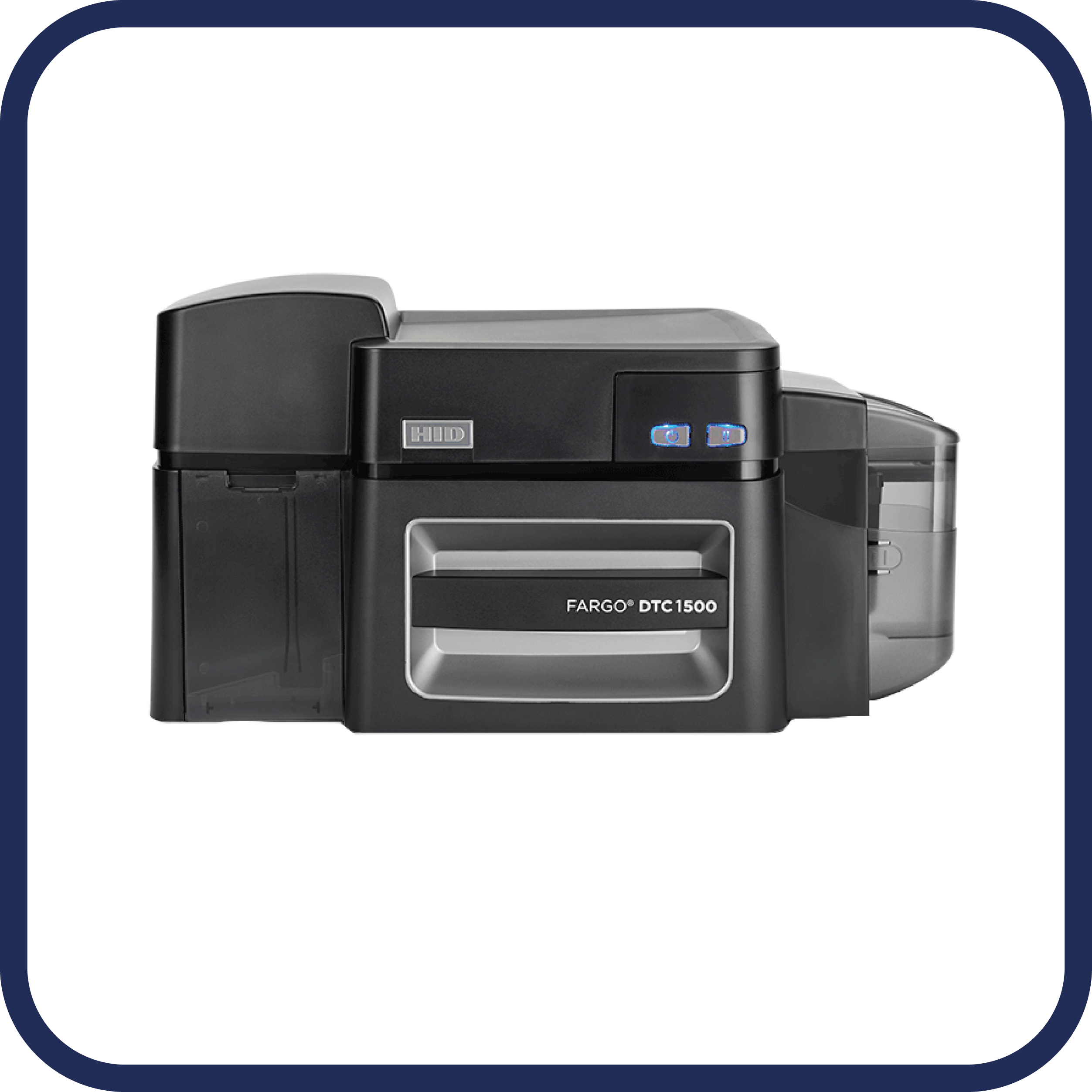 HID DTC1500 card printer for rent