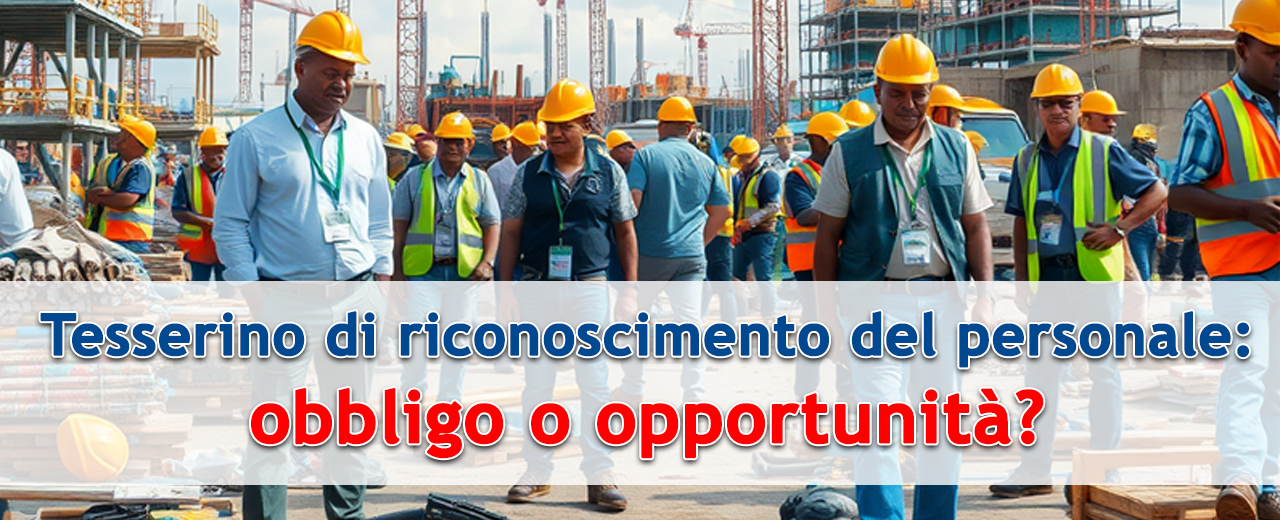 Tesserino di riconoscimento del personale, obbligo o opportunità ?