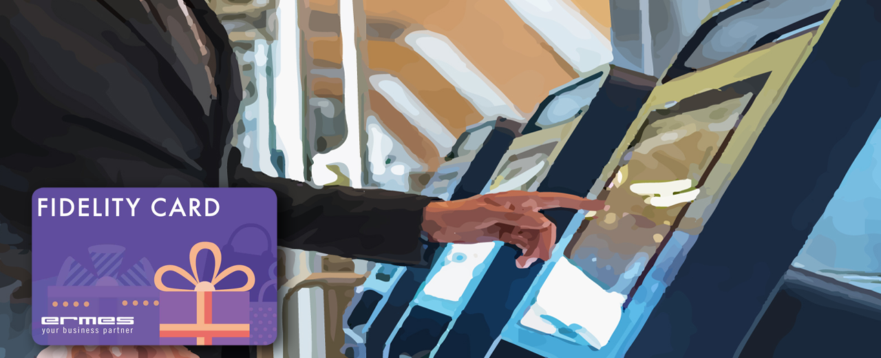 Kiosk per fidelity card ed abbonamenti